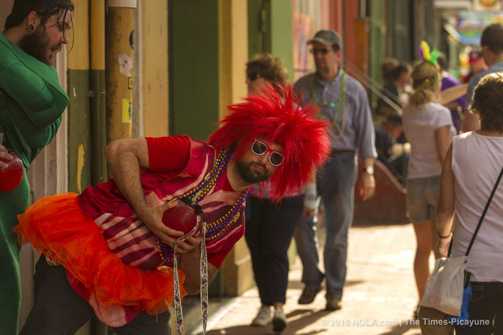 Lundi Gras in the French Quarter 2017
